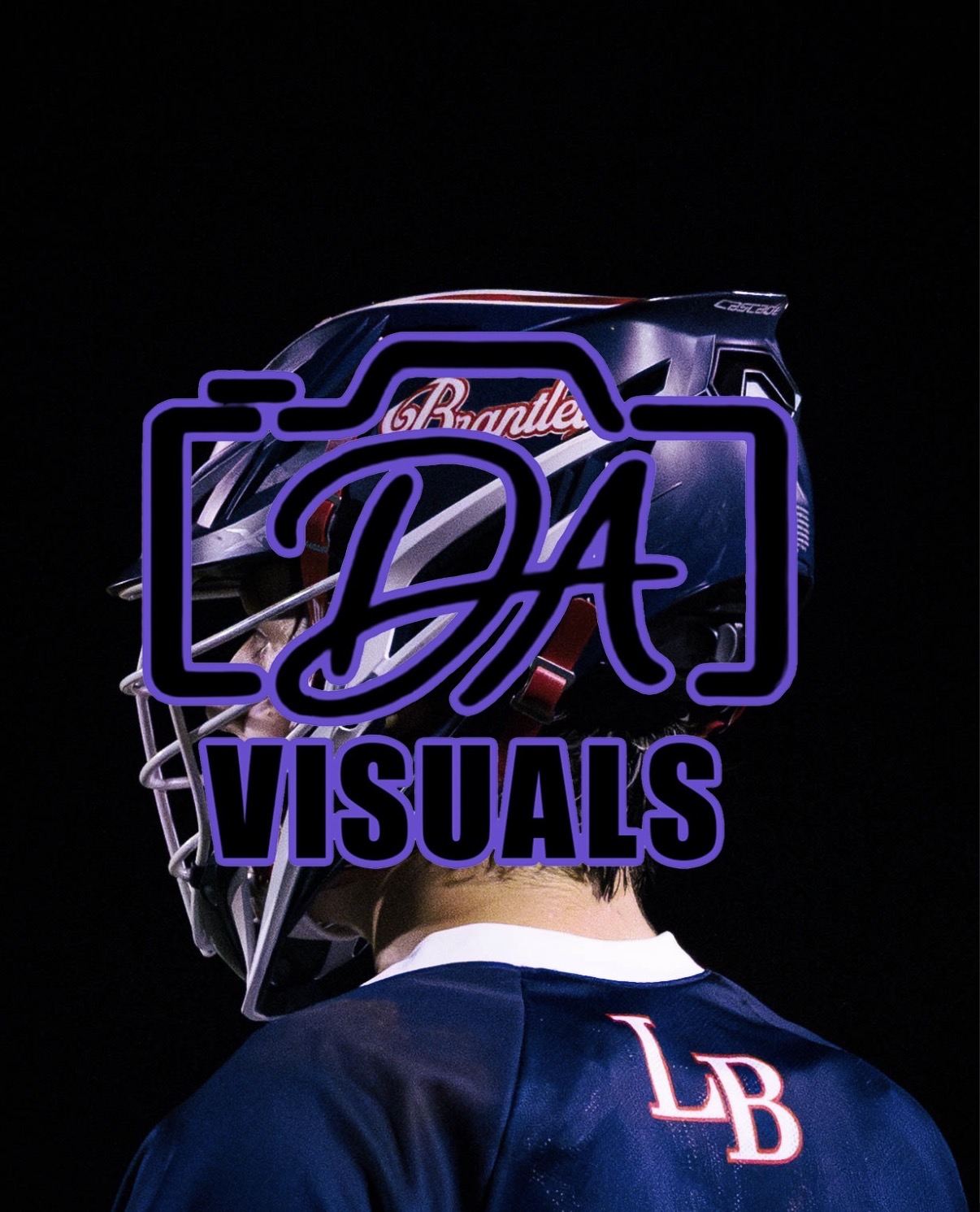 Baseball player in a catcher's helmet photographed by D.A.Visuals